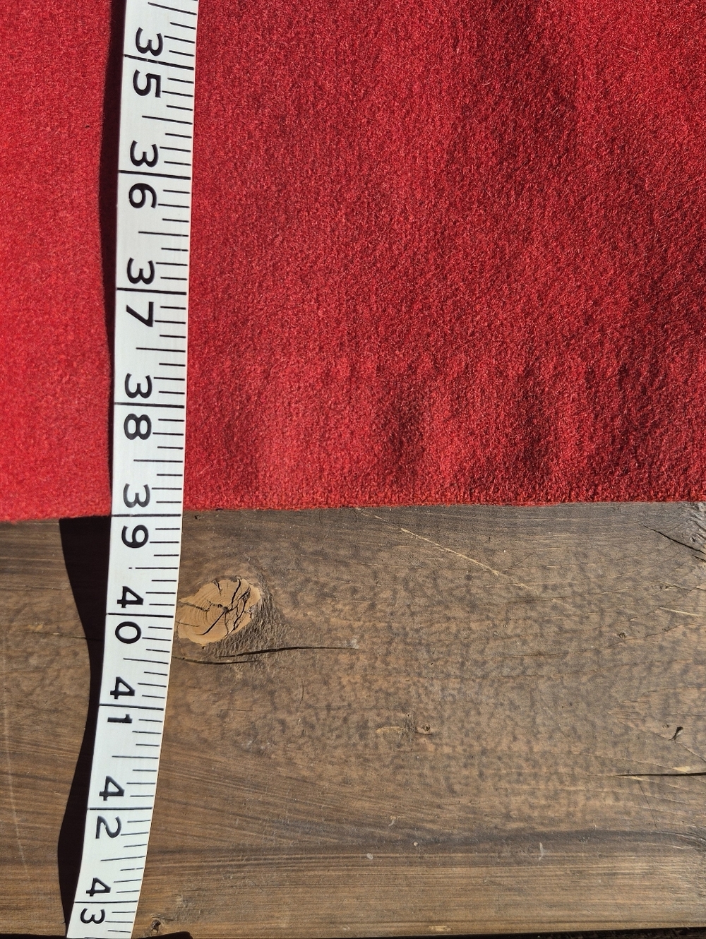 Vintage Red Wool Duffle Coat Size Large - Picture 13 of 13